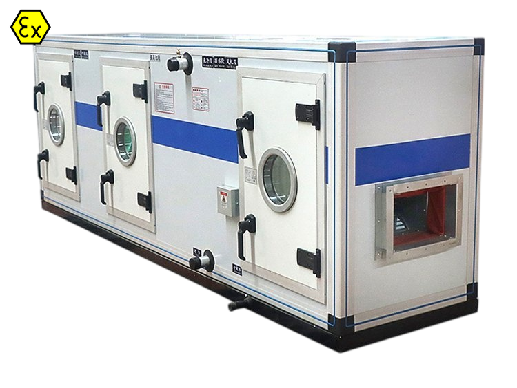 CNWINNEX ATEX Certified Explosion Proof Combined Air Handling Unit, Modular Explosion-Proof AHU for Hazardous Areas CNWINNEX ATEX Certified Explosion Proof Combined Air Handling Unit, Modular Explosion-Proof AHU for Hazardous Areas