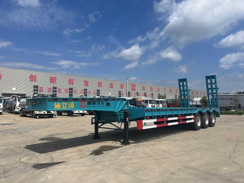 60T Low Bed Semi Trailer