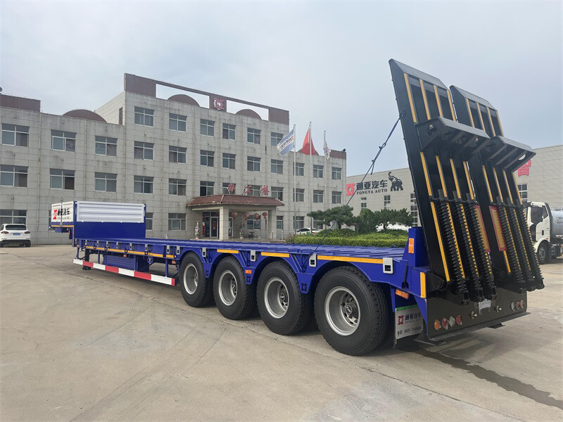 80T Low Bed Semi Trailer
