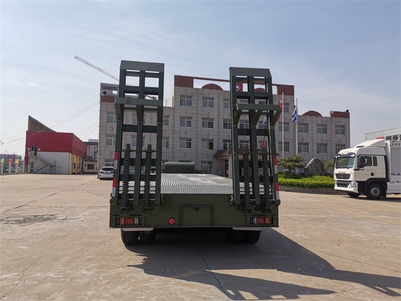 4axles low bed semi trailer