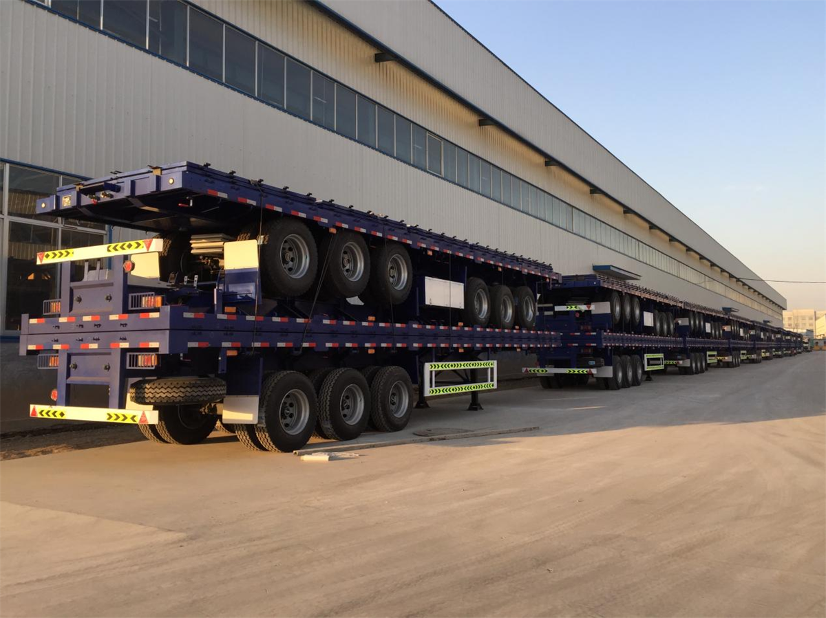 40ft flat bed semi trailer