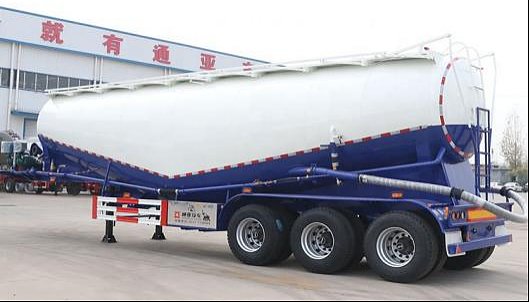 Successfully development powder and granular material transport semi-trailer and obtained CCC certification