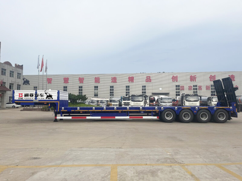 80T Low Bed Semi Trailer