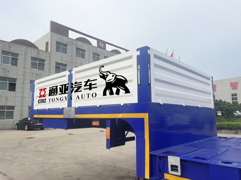 80T Low Bed Semi Trailer