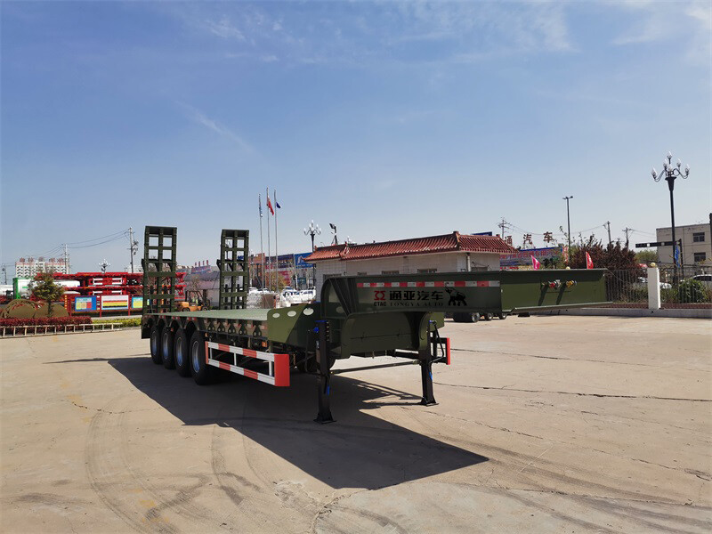 4axles low bed semi trailer