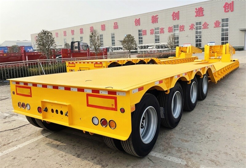 Hydraulic gooseneck  low bed trailer