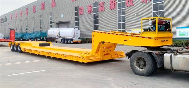 Hydraulic gooseneck  low bed trailer