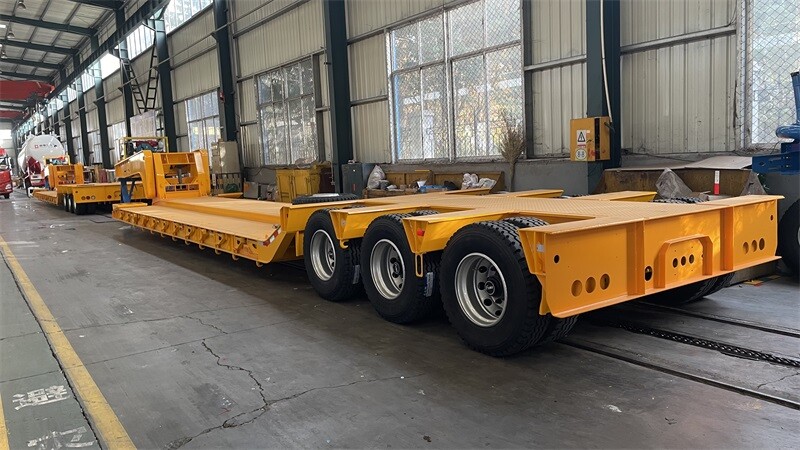 Hydraulic gooseneck  low bed trailer