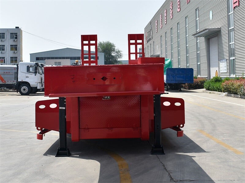Low Loading Low Bed Semi Trailer