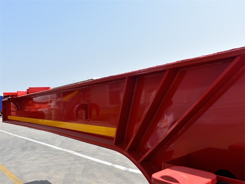 Low Loading Low Bed Semi Trailer
