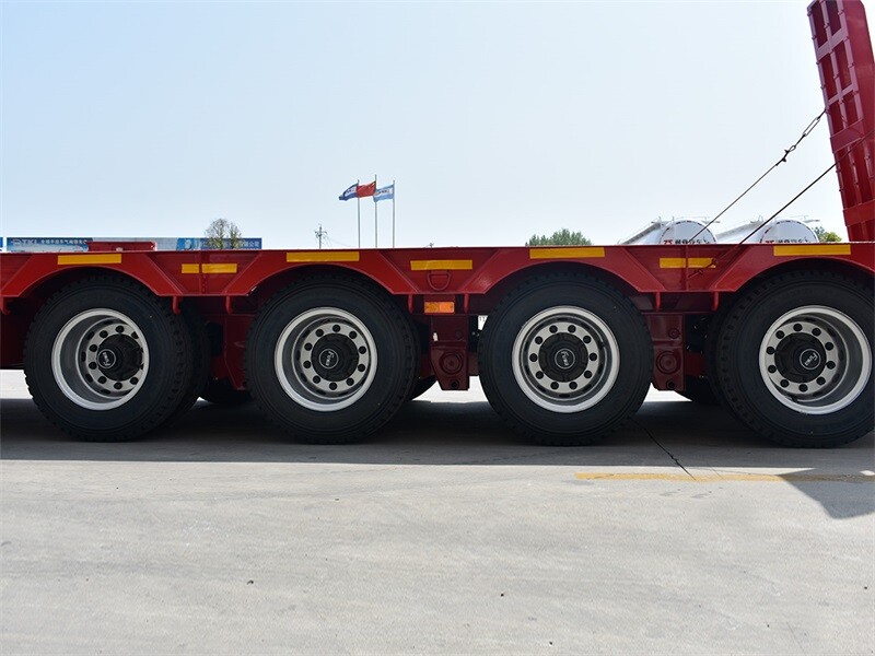 Low Loading Low Bed Semi Trailer