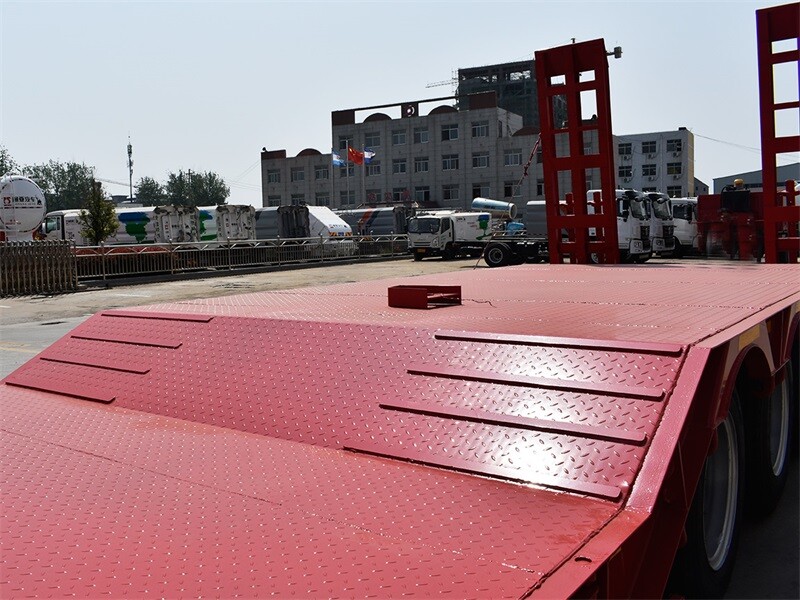 Low Loading Low Bed Semi Trailer