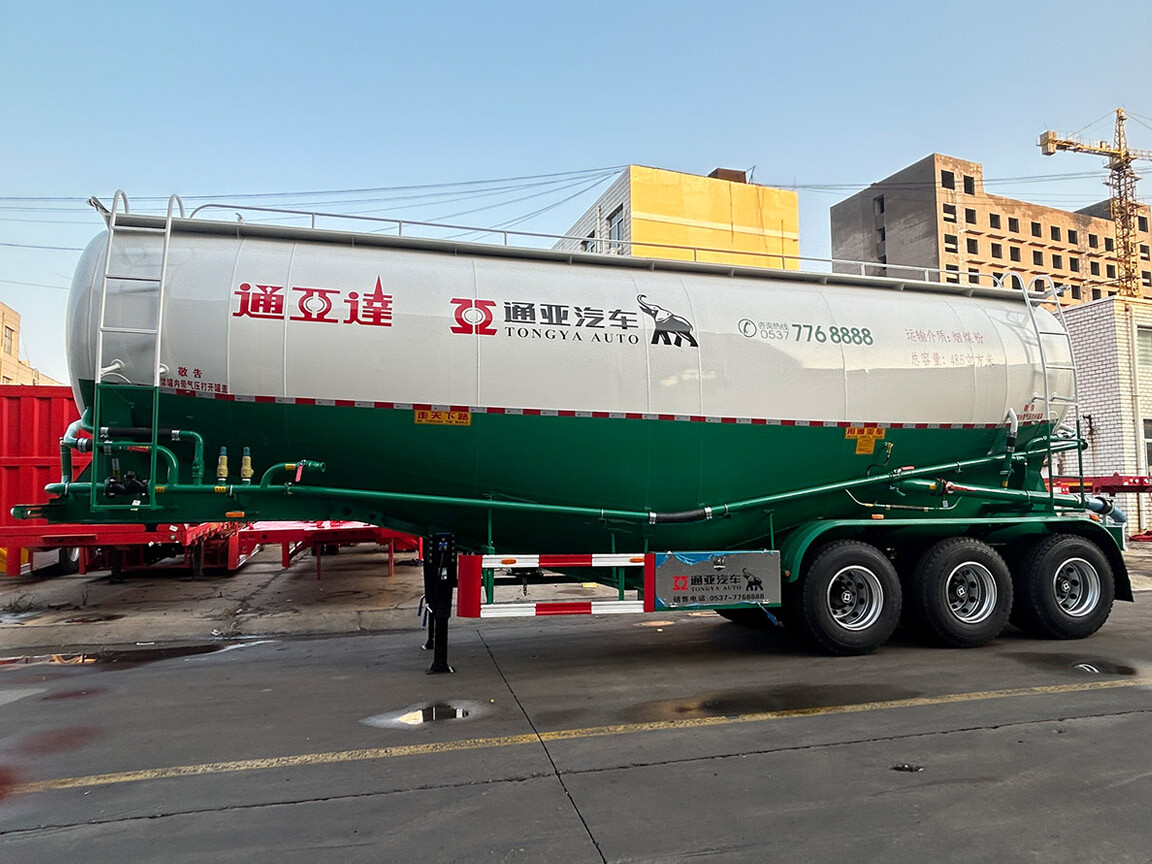 3 axle bulk cement tanker semi trailer