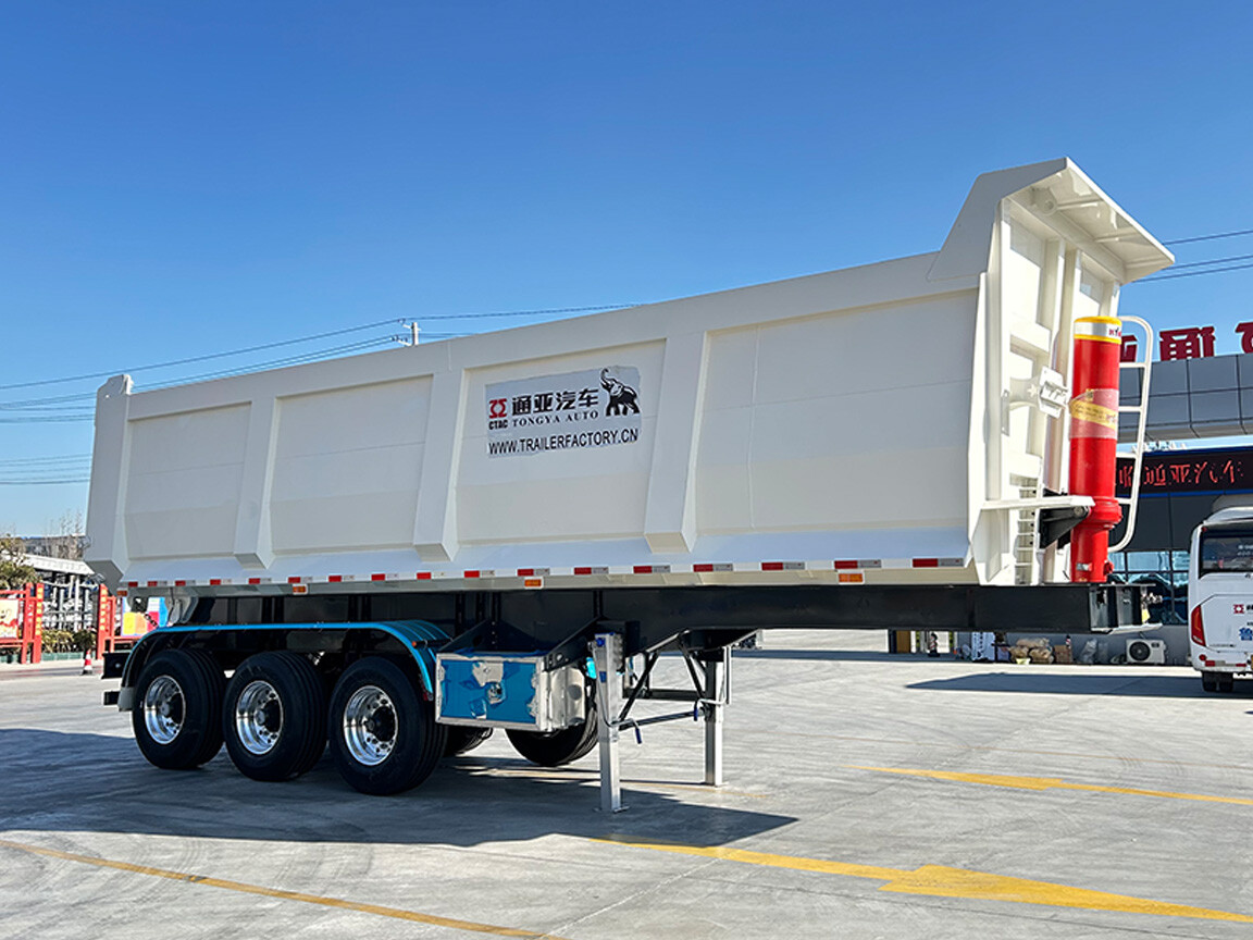 40T REAR DUMP SEMI TRAILER