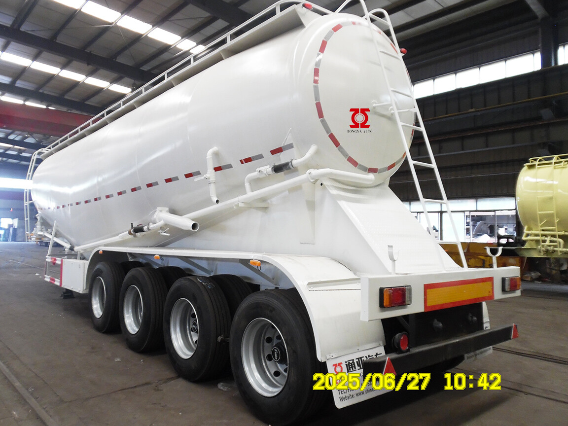50m3 LARGE VOLUME POWDER BULK CEMENT TANKER SEMI TRAILER