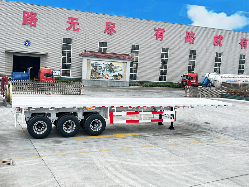 3 Axle Flatbed Semi Trailer