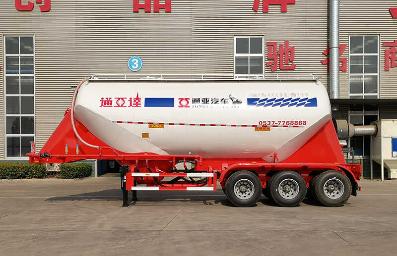 2 Compartment Bulk Cement Tanker Semi Trailer
