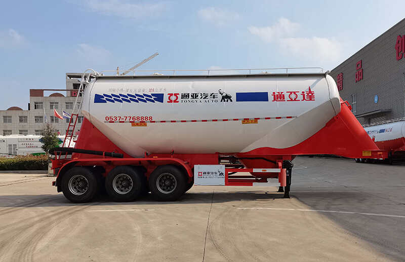 2 Compartment Bulk Cement Tanker Semi Trailer