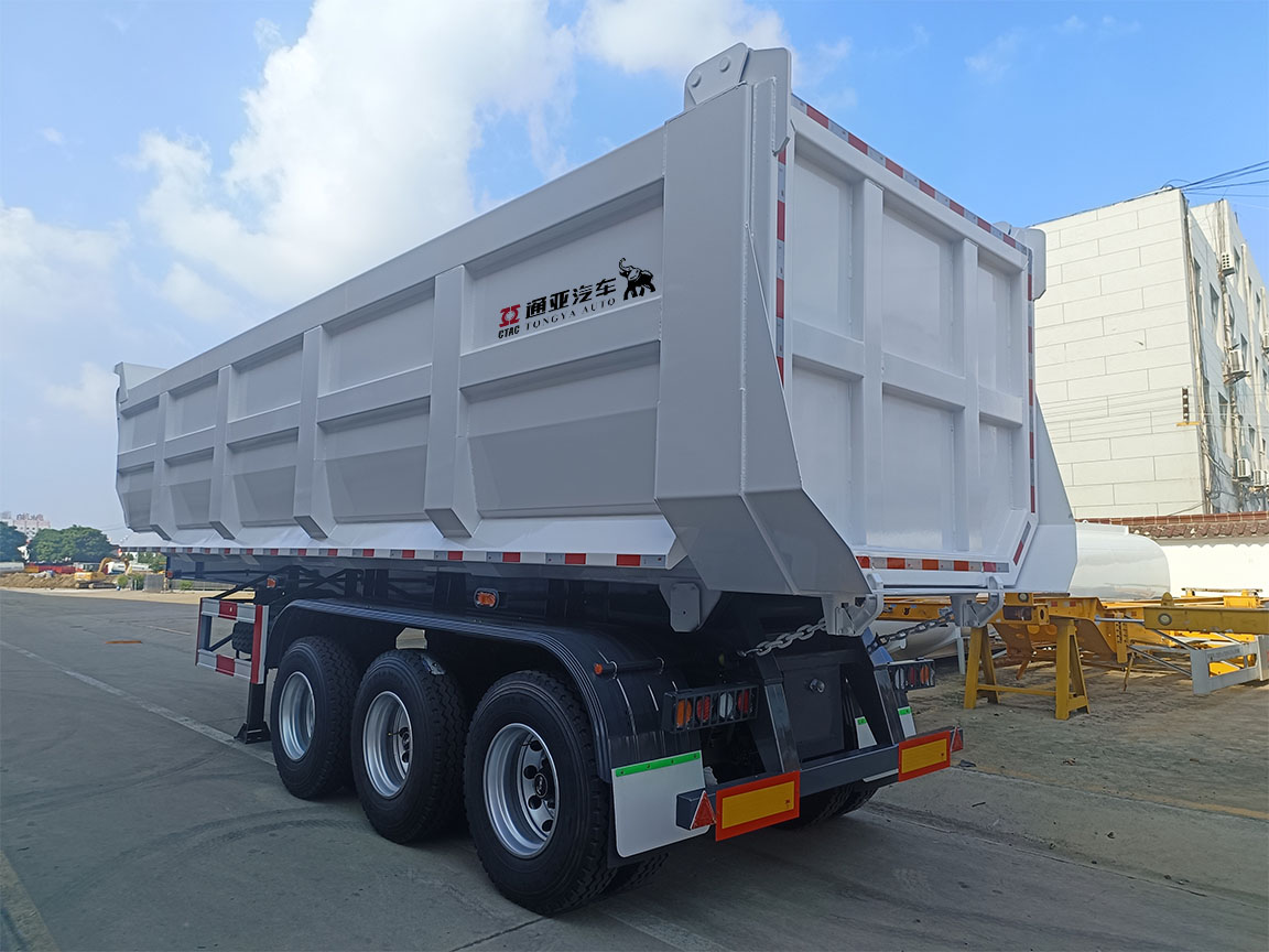3 Axle Dump Semi Trailer for Sale