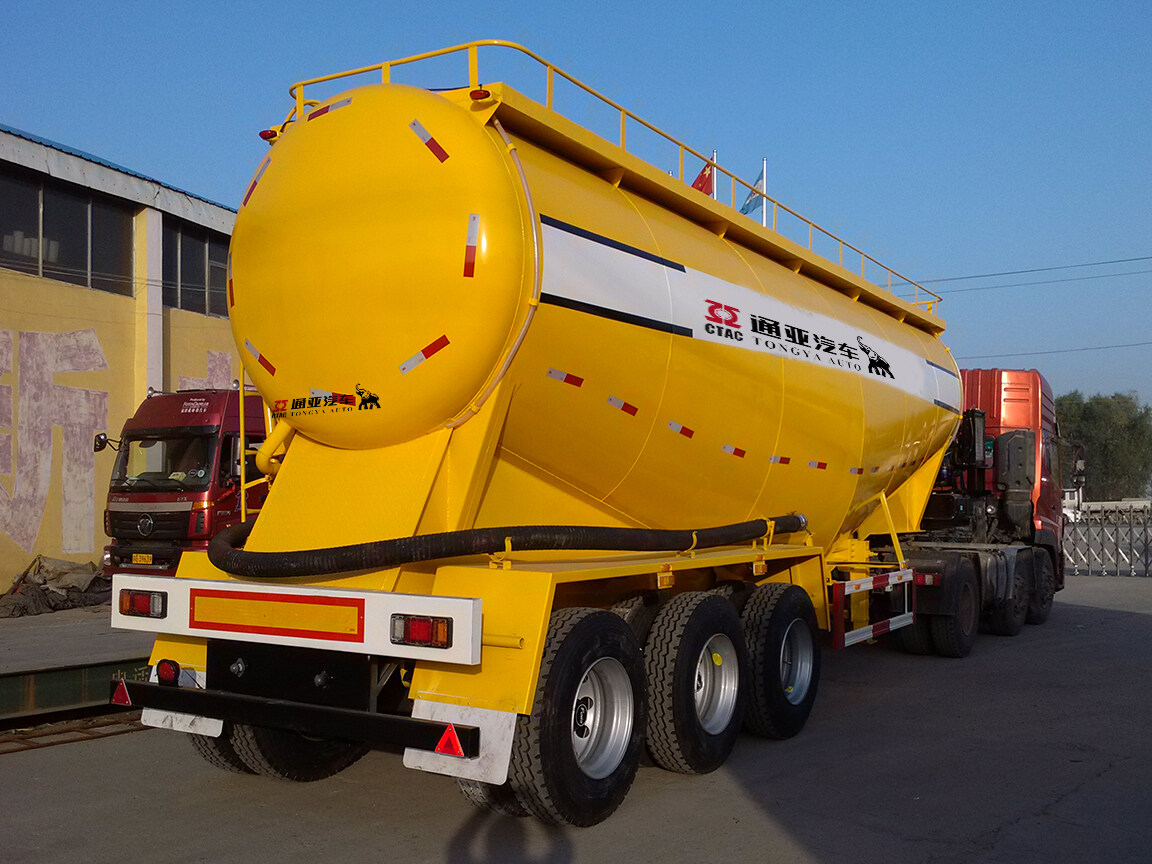 3 Axle Powder Tnker Semi Trailer for Sale
