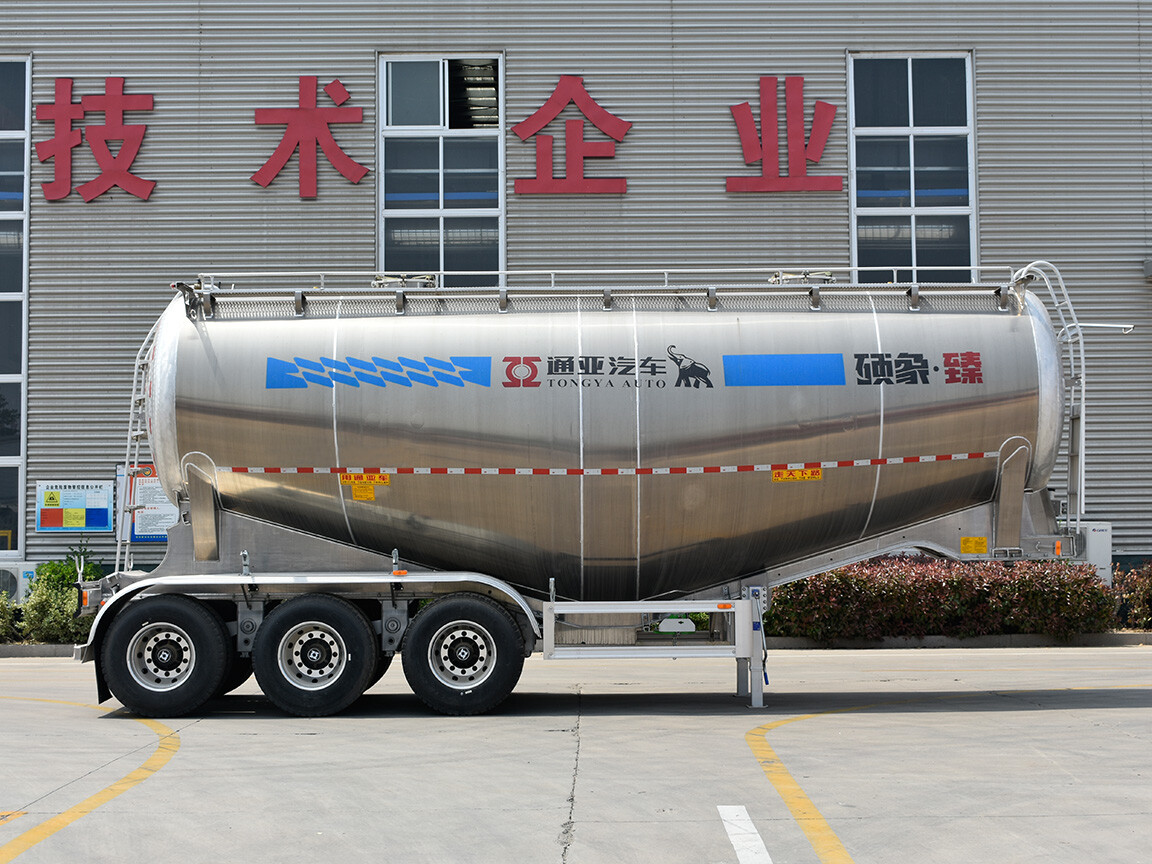 40T Aluminum Cement Tanker Semi Trailer