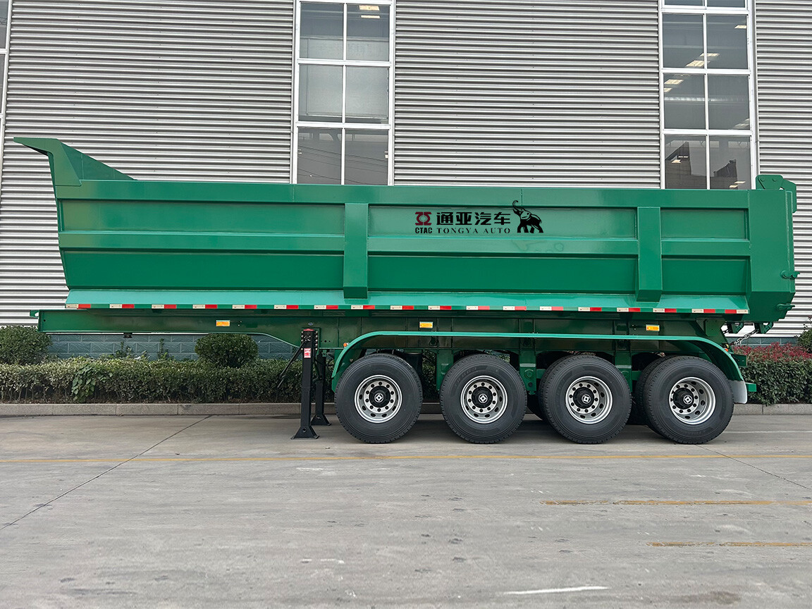 4 Axle Rear Dump Semi Trailer