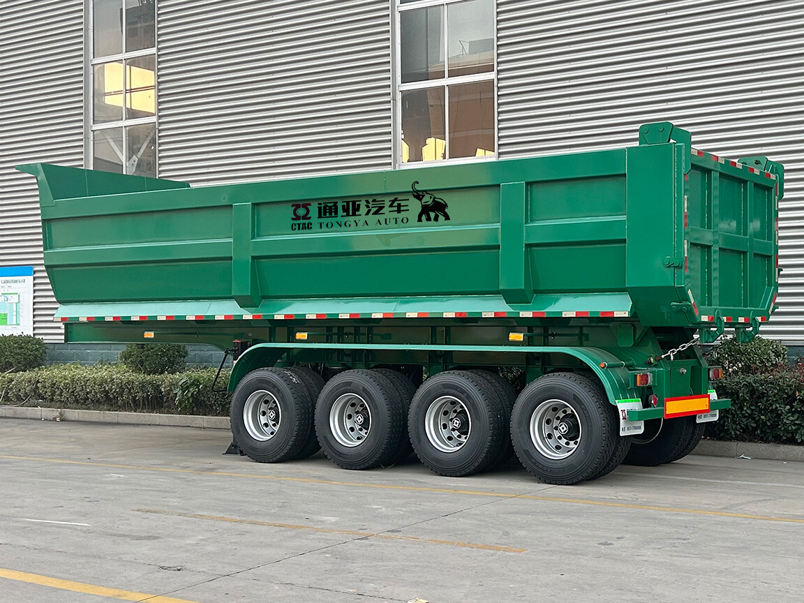 4 Axle Rear Dump Semi Trailer