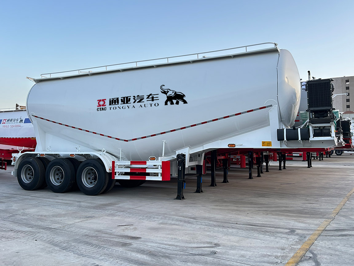 3 Axle Bulk Cement Tanker Semi Trailer