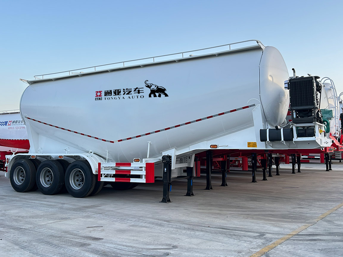 3 Axle Bulk Cement Tanker Semi Trailer
