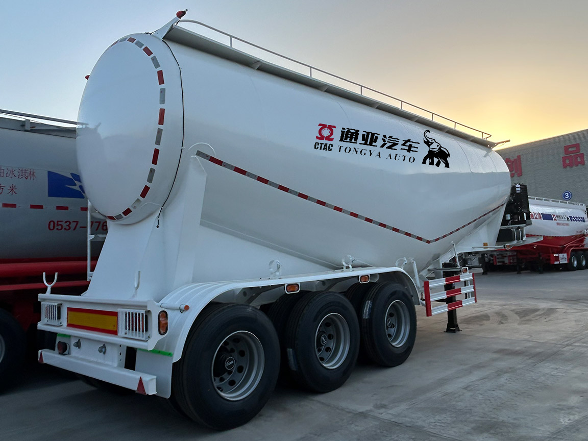 3 Axle Bulk Cement Tanker Semi Trailer