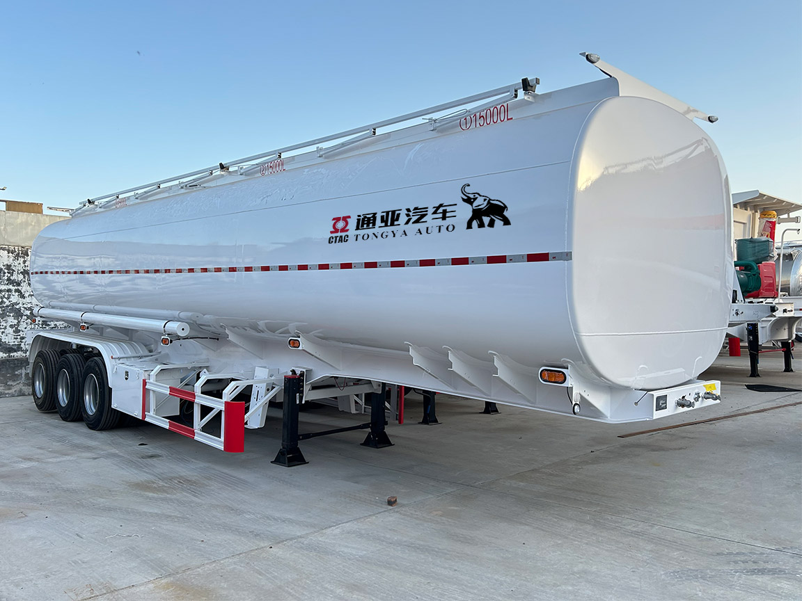 3 Axle 36T Fuel Tanker Semi Trailer