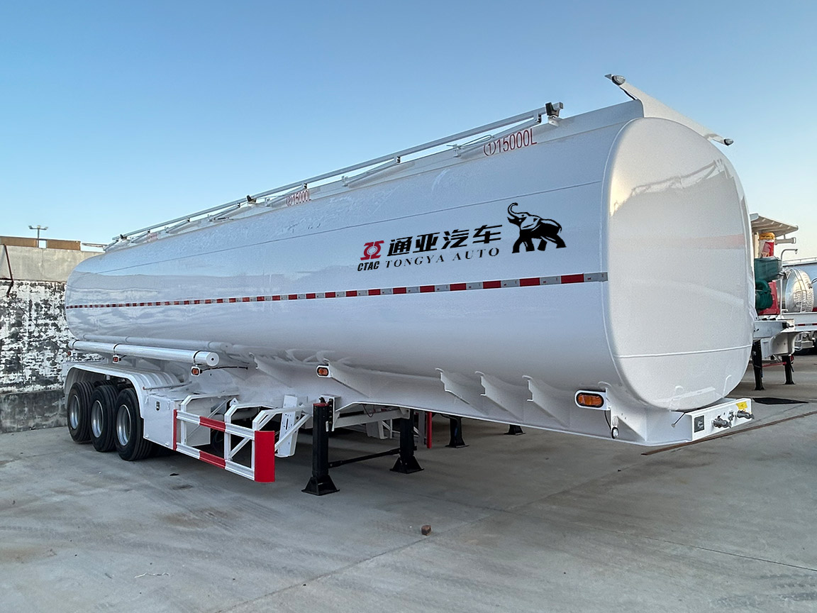 3 Axle 36T Fuel Tanker Semi Trailer