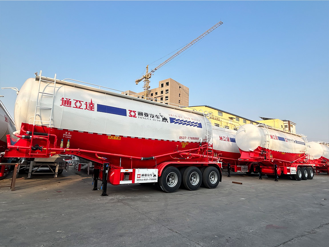 Tongya Automobile Co., Ltd--Professional Bulk Cement Tanker Semi-trailer Production Factory