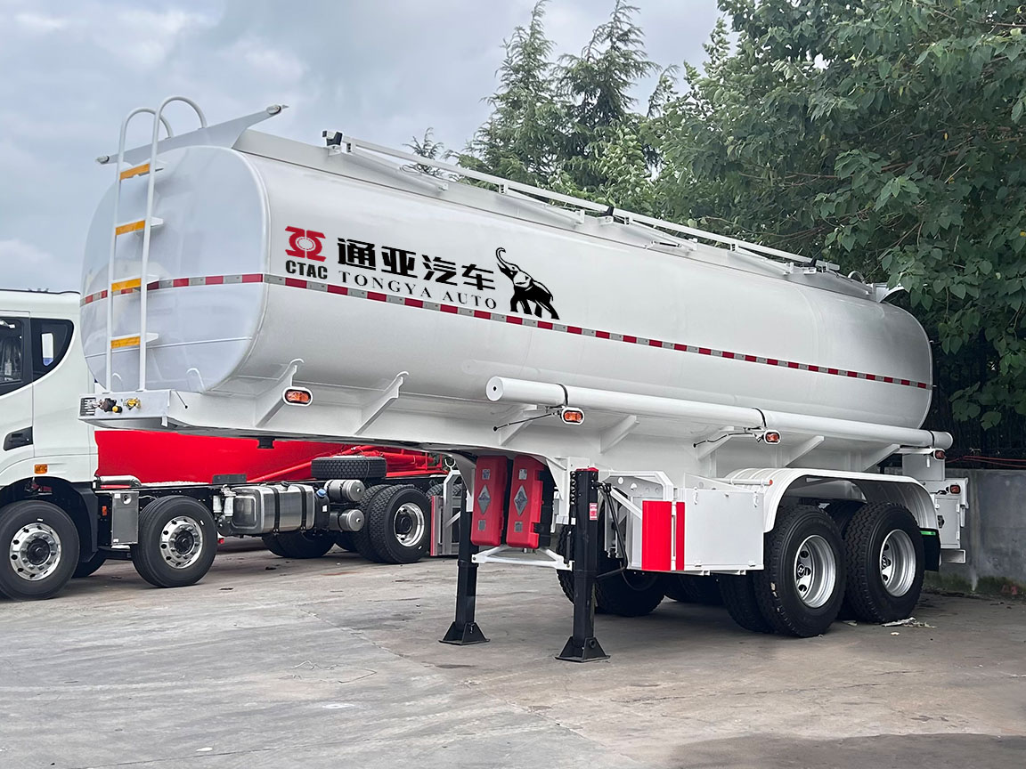2 Axle 20000 Liter Fuel Tanker Semi Trailer