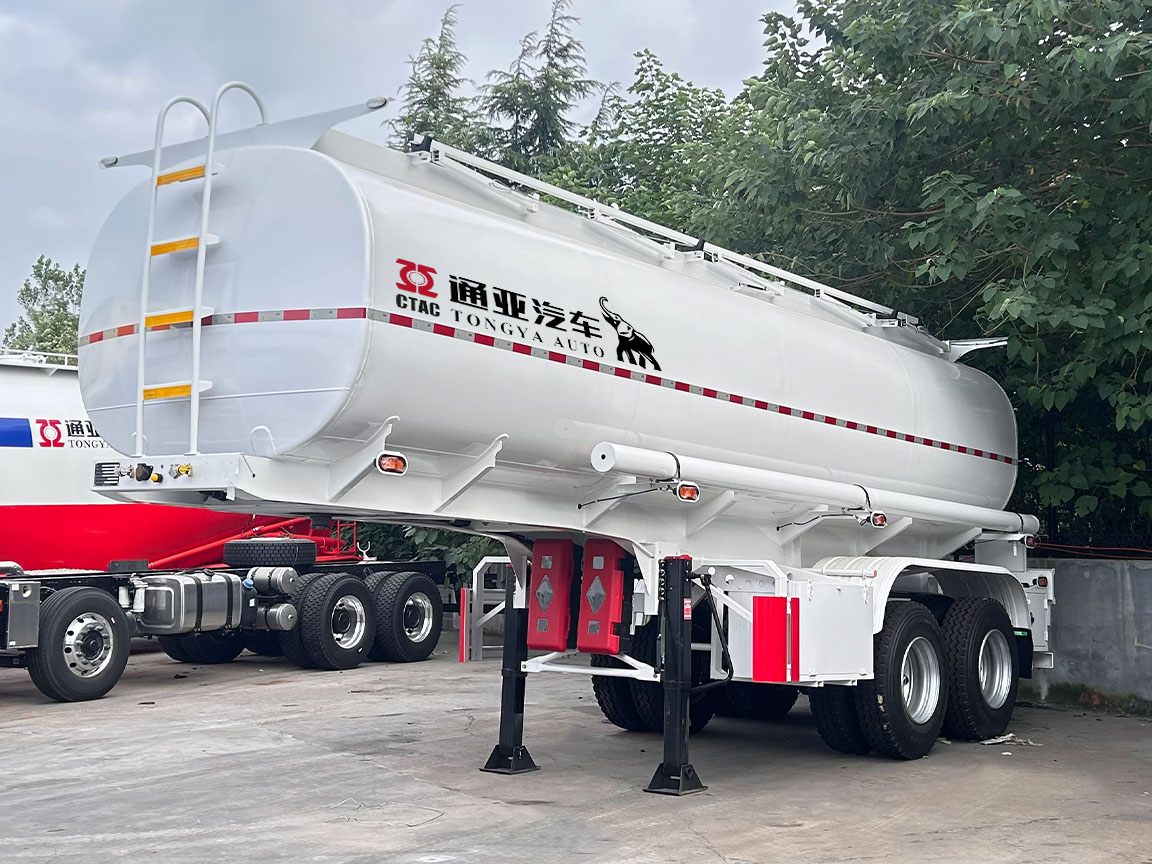 2 Axle 20000 Liter Fuel Tanker Semi Trailer