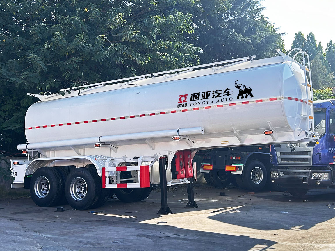 2 Axle 20000 Liter Fuel Tanker Semi Trailer