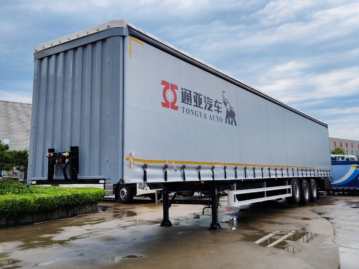 curtain semi trailer