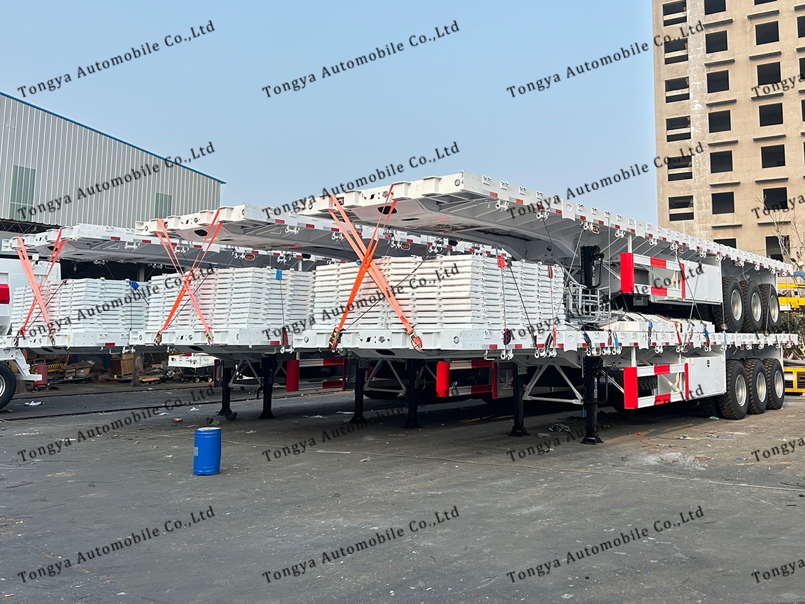 100T Large Volume Side Wall Semi Trailer