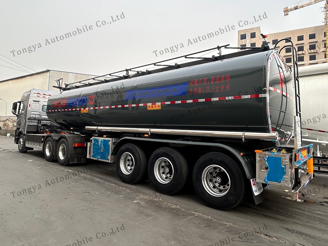 TONGYA 3 Axle Fuel Tanker Semi Trailer