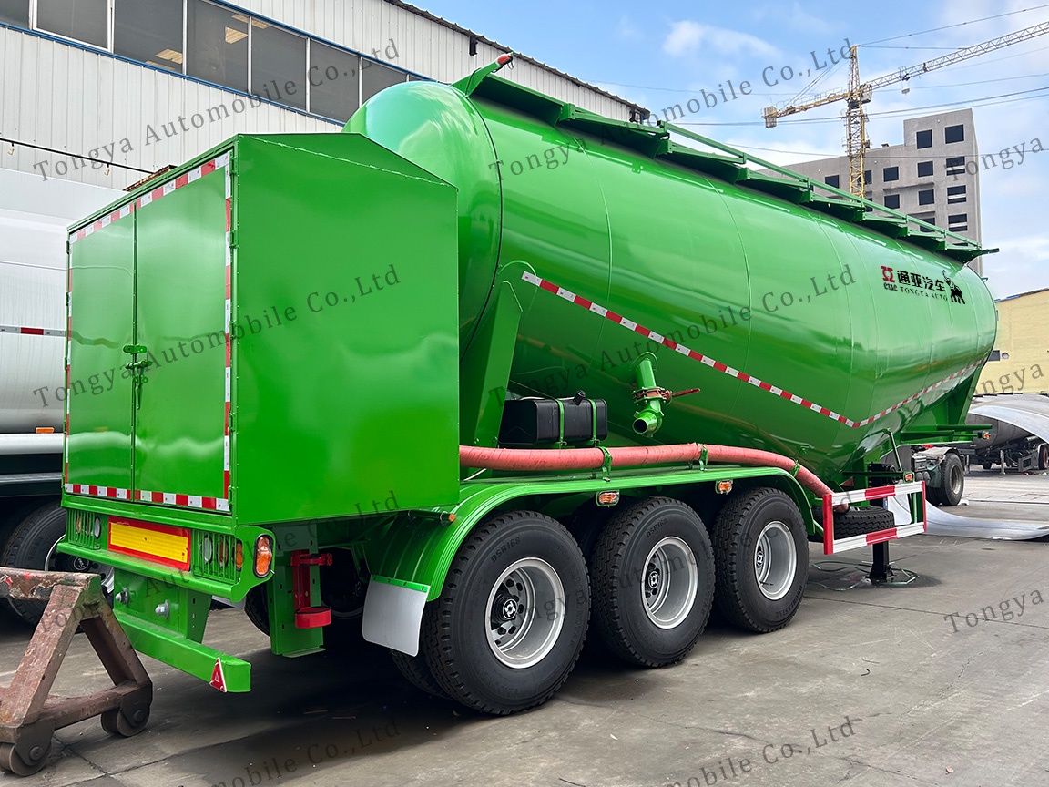 3 Axle Bulk Cement Tanker Semi Trailer