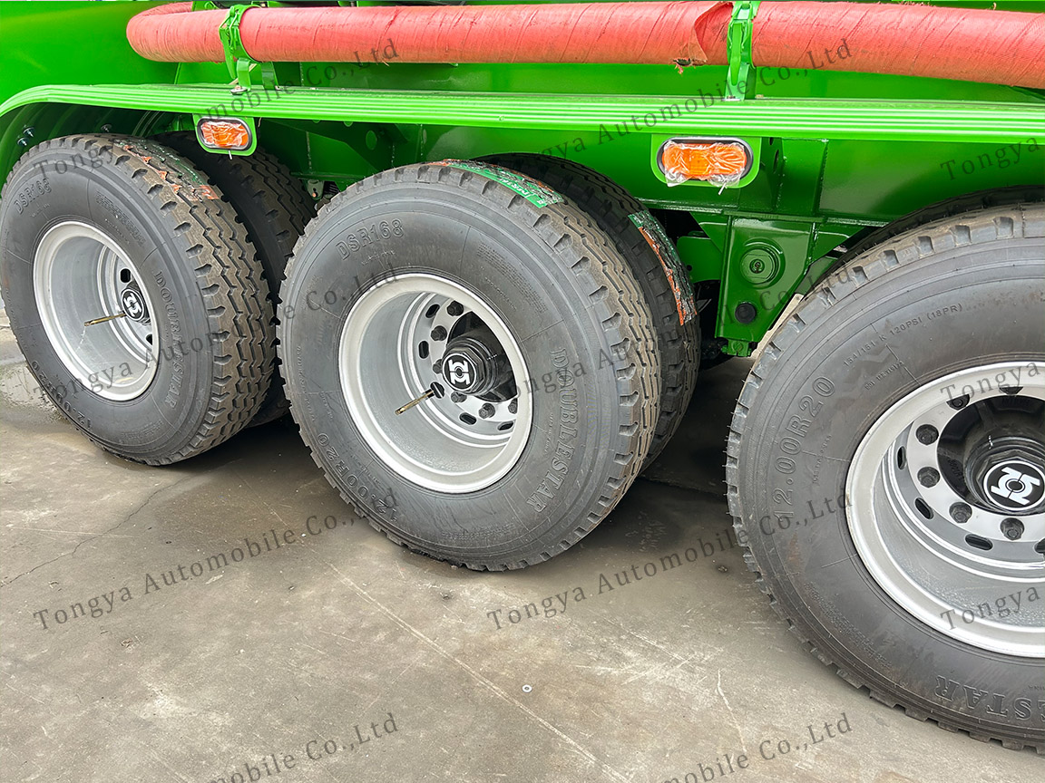 3 Axle Bulk Cement Tanker Semi Trailer