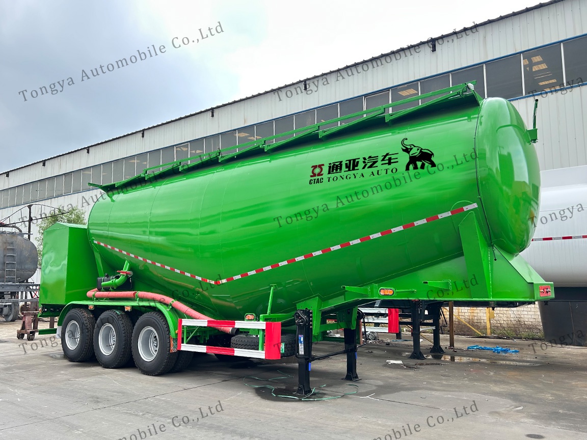 3 Axle Bulk Cement Tanker Semi Trailer