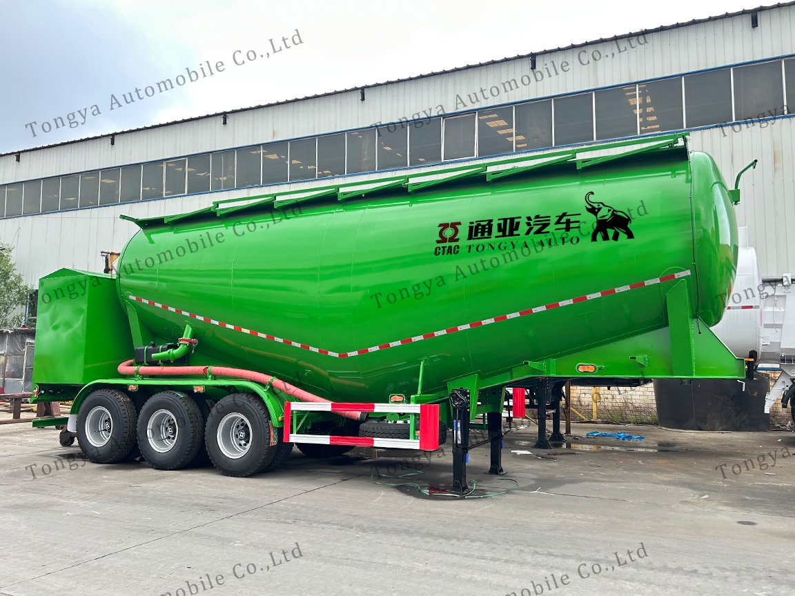 3 Axle Bulk Cement Tanker Semi Trailer