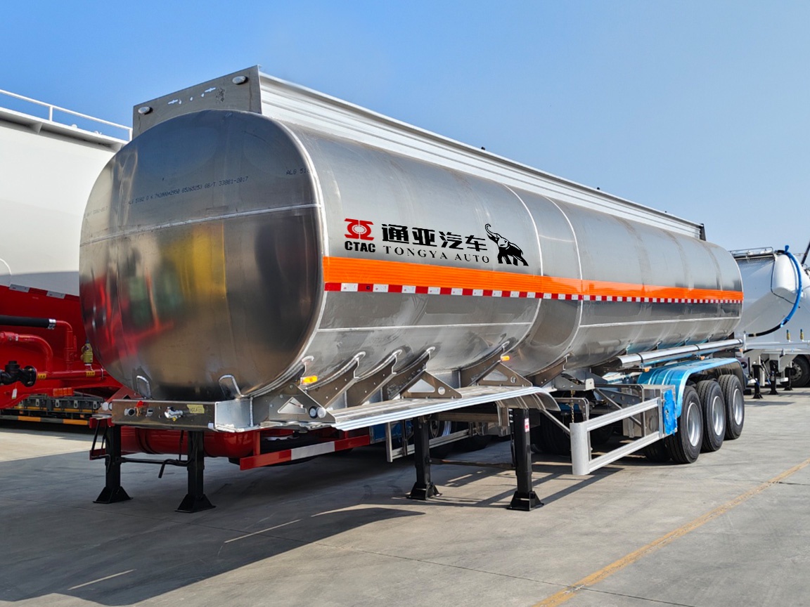 Aluminum Alloy Fuel Tanker Semi Trailer