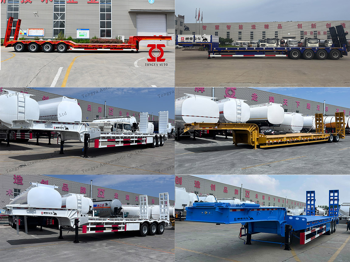 Tongya Auto Low Bed Semi Trailer--Customization to meet all your needs.