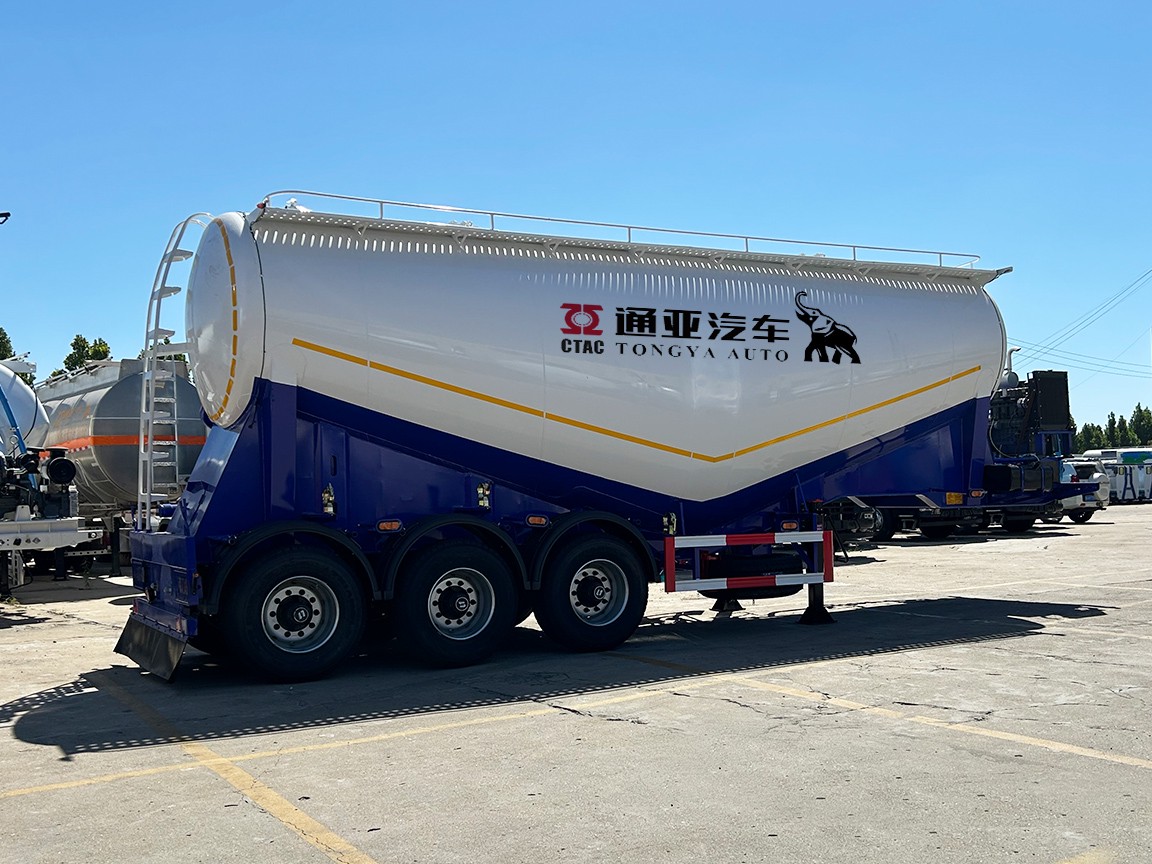 bulk cement tanker semi trailer 3 Axle Bulk Cement Tanker Semi Trailer
