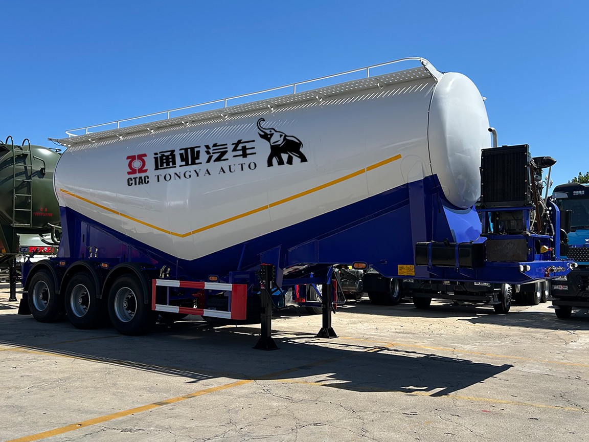 bulk cement tanker semi trailer2 3 Axle Bulk Cement Tanker Semi Trailer