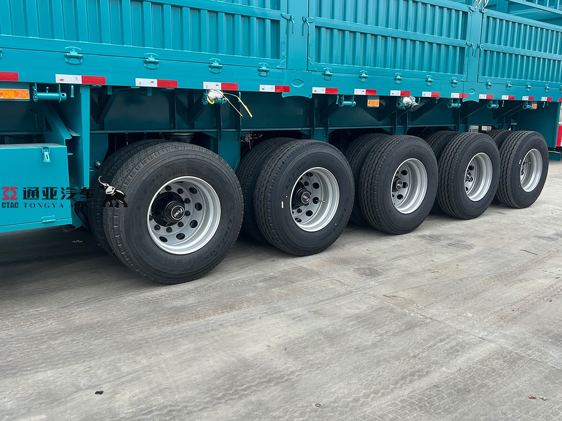 fence semi trailer 5 Axle Fence Semi Trialer for Bulk Cargoes