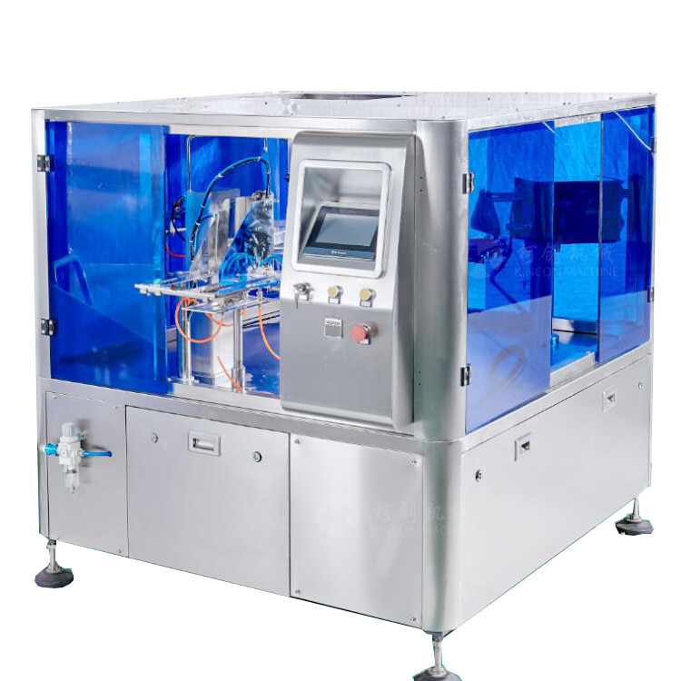 Combined weighing bag packaging machine