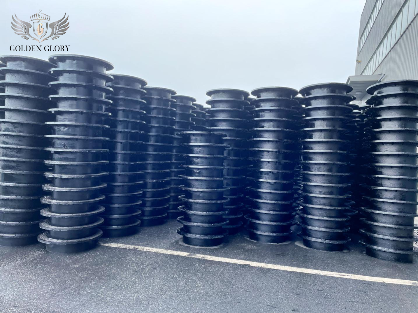 Professional Manufacturer OEM&ODM EN124 850*850 Round Cast Iron Manhole Cover